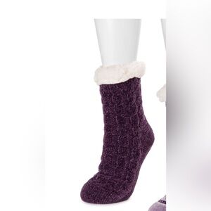 Muk Luks Purple Sherpa  L/XL